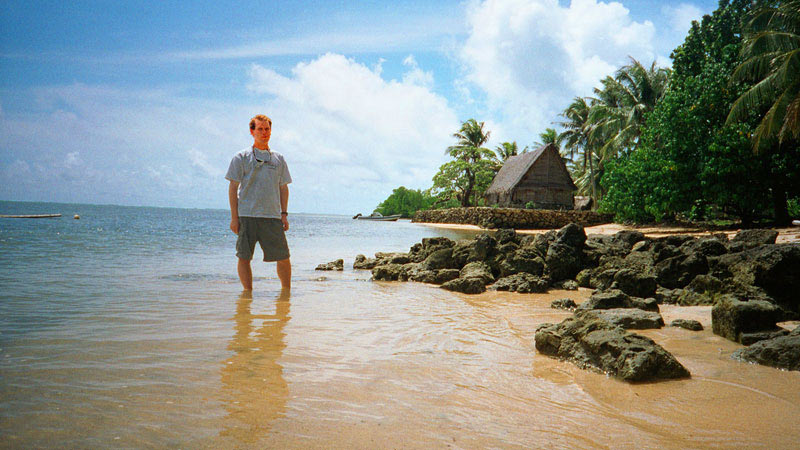 Nathan in tropical Yap